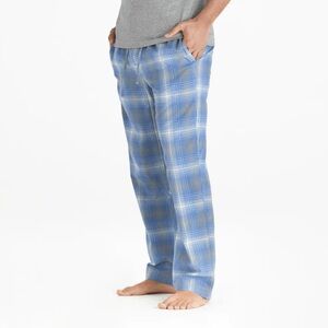 Life Is Good Men's Vintage Blue Plaid Classic Sleep Pant Blue